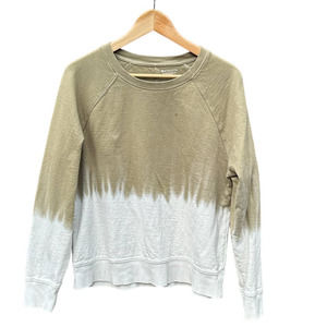 Athleta Sundown Dip Tie Dye Sweatshirt Shadow Olive Size Medium